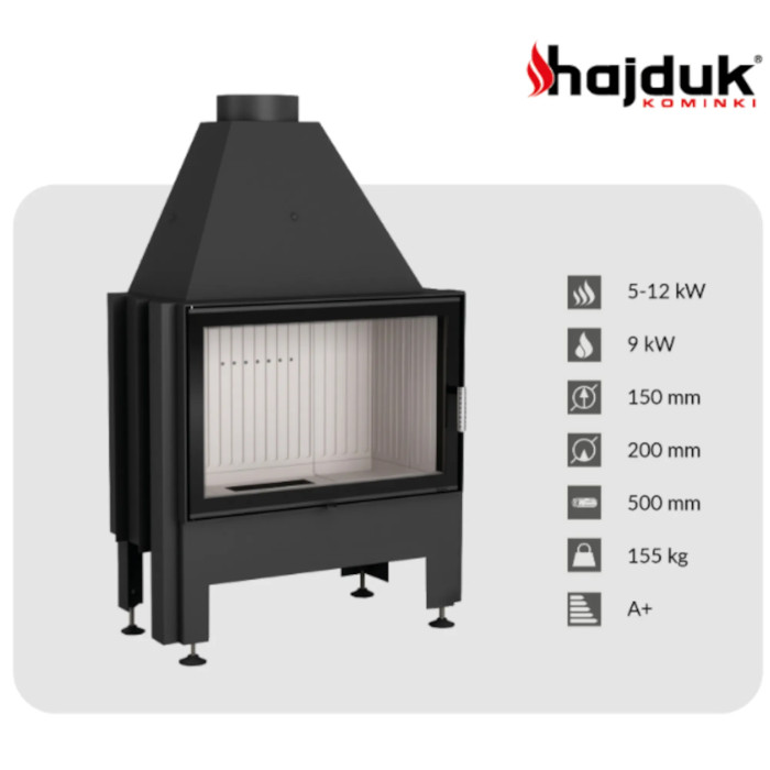 Kominek Hajduk Volcano AT 9 kW