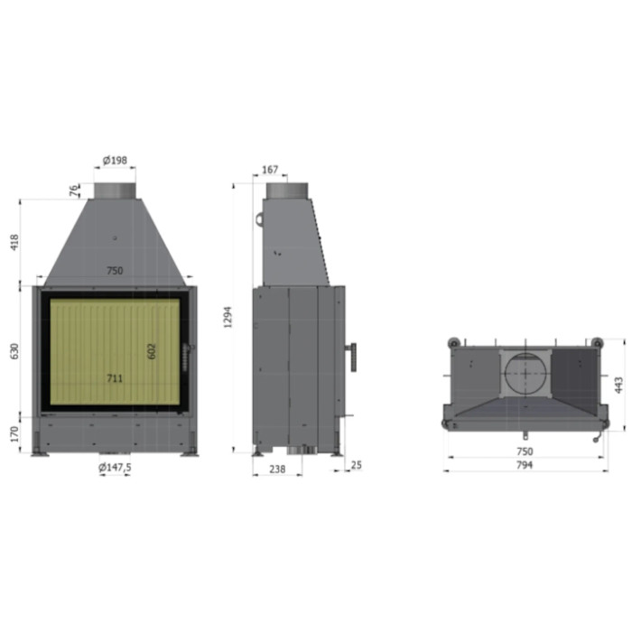 Kominek Hajduk Volcano ST 11 kW