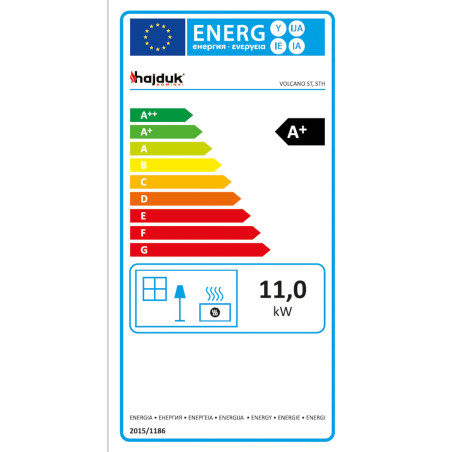Kominek Hajduk Volcano STh 11 kW
