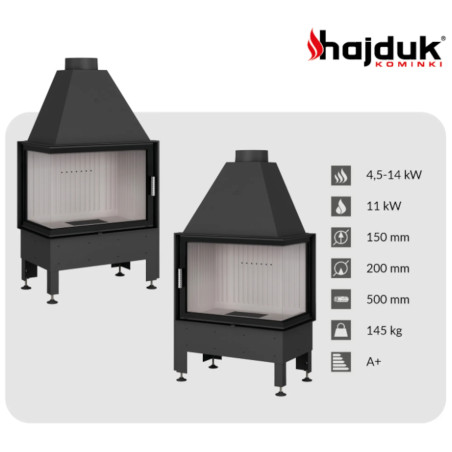 Kominek Hajduk Volcano 2LT-S 11 kW