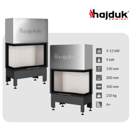 Kominek Hajduk Volcano 2PATh 9 kW