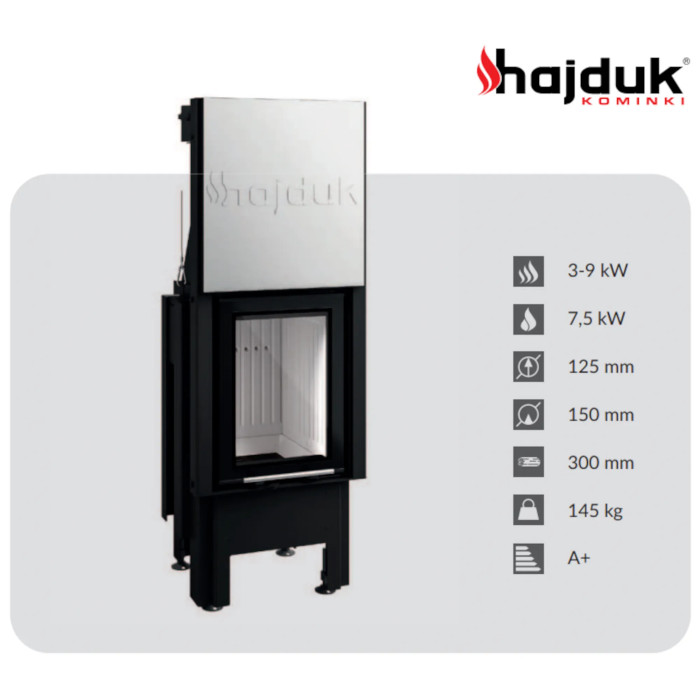 Kominek Hajduk Smart 1VTh-S 7,5kW