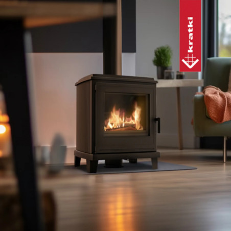 Piec żeliwny koza KRATKI K11 Ø 150 6 kW