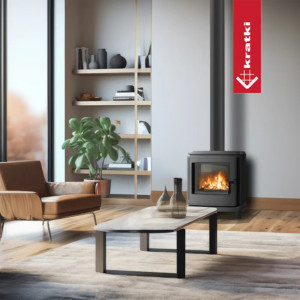 Piec żeliwny koza KRATKI K11 Ø 150 6 kW