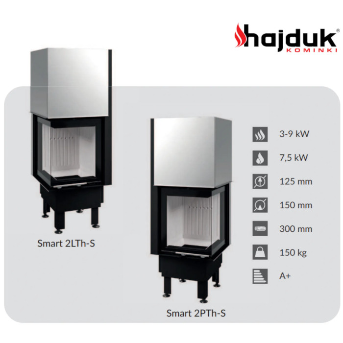 Kominek Hajduk Smart 2LTh-S 7,5kW