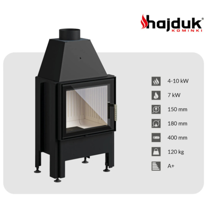 Kominek Hajduk Smart XT 7kW