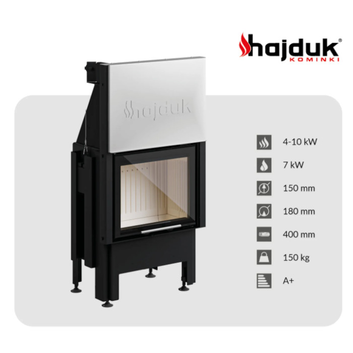 Kominek Hajduk Smart XTh 7kW