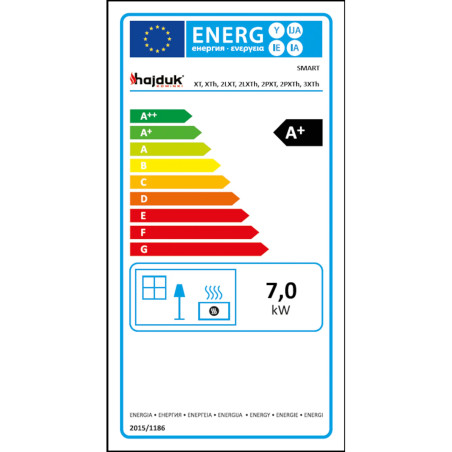 Kominek Hajduk Smart 2PXTh 7kW