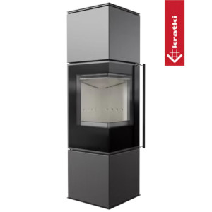 Piec stalowy KRATKI REN/M lewy Ø 150 7 kW