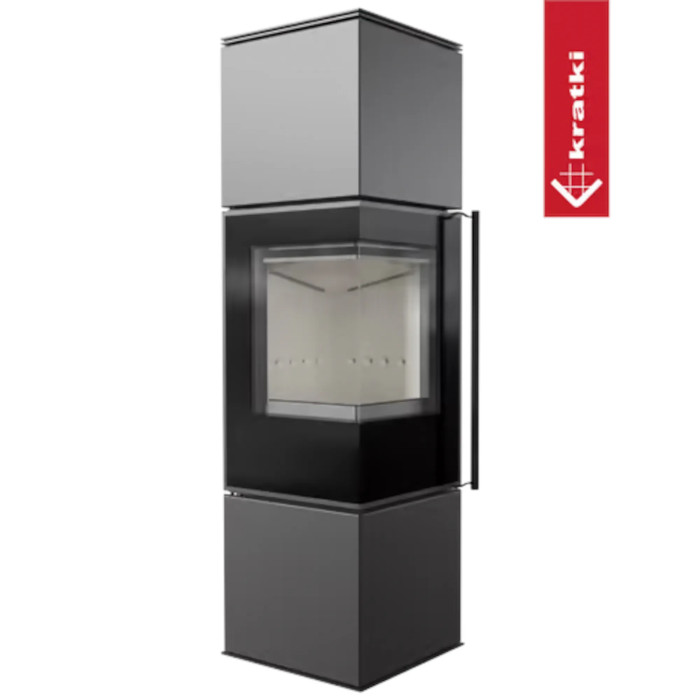 Piec stalowy KRATKI REN/M lewy Ø 150 7 kW