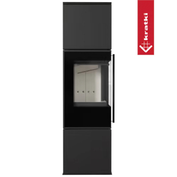 Piec stalowy KRATKI REN/M lewy Ø 150 7 kW