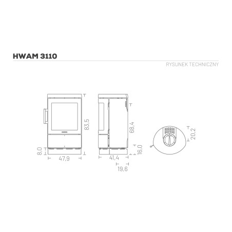 Piec wolnostojący Hwam 3110c – Autopilot