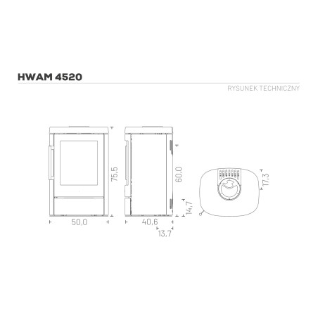 Piec wolnostojący Hwam 4520c – Autopilot