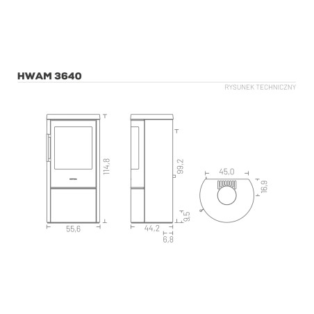Piec wolnostojący Hwam 3640c – Autopilot
