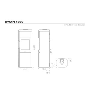 Piec wolnostojący Hwam 4560c – Autopilot