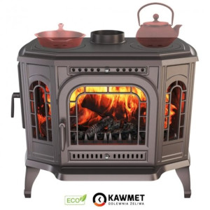 Piec wolnostojący KAWMET P7 10,5 kW CookTop LB / BP ECO