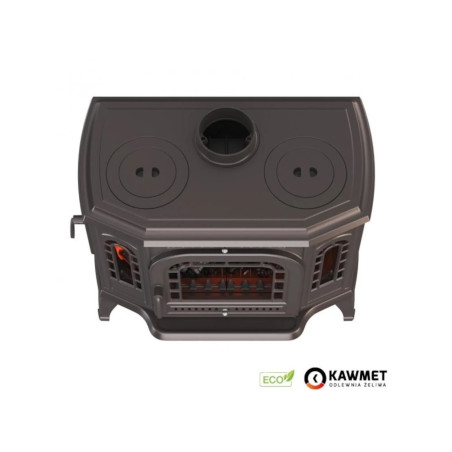 Piec wolnostojący KAWMET P7 10,5 kW CookTop LB / BP ECO