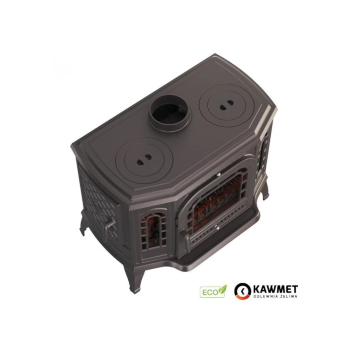 Piec wolnostojący KAWMET P7 10,5 kW CookTop LB / BP ECO
