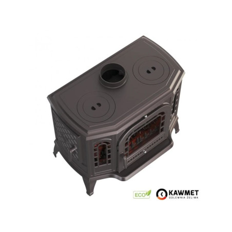 Piec wolnostojący KAWMET P7 10,5 kW CookTop LB / BP ECO