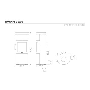 Piec wolnostojący Hwam 3520m – Autopilot