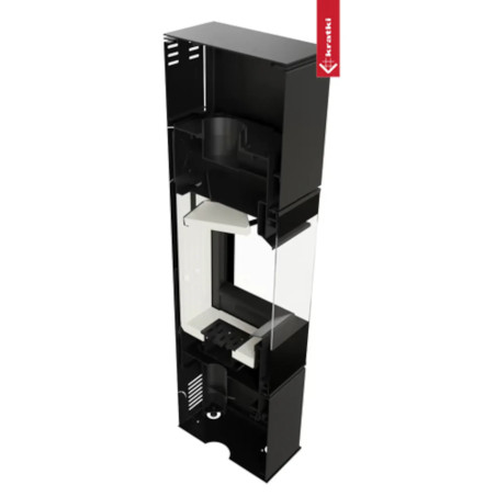 Piec stalowy KRATKI REN/L prawy Ø 150 7 kW