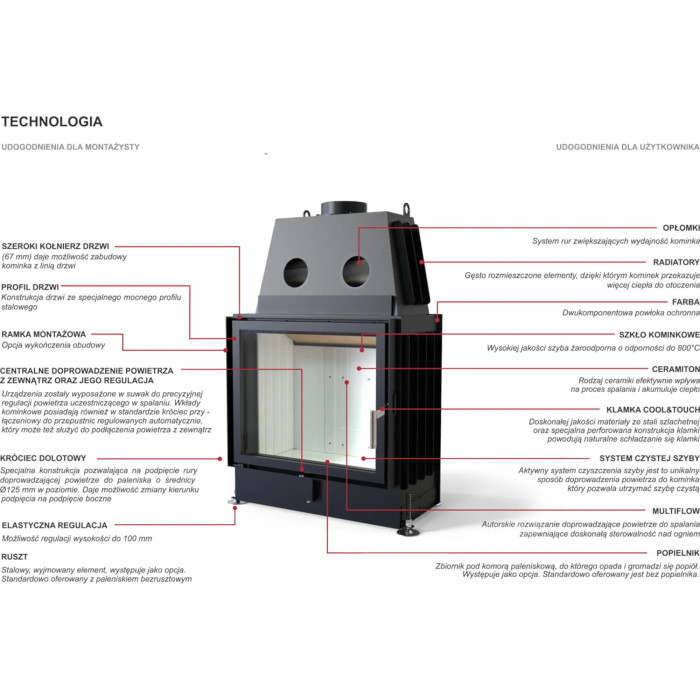 Kominek Defro Home Portal ME 11 kW Kominek Defro Home Portal ME 11 kW