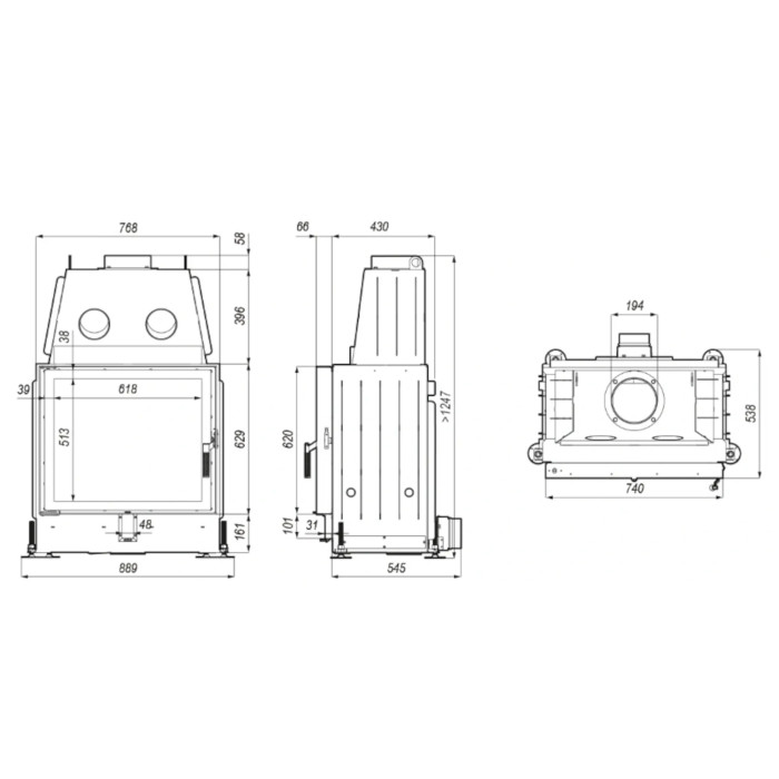 Kominek Defro Home Portal ME 11 kW Kominek Defro Home Portal ME 11 kW