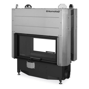 Kominek Romotop HEAT T 3G L 88.50.0 Czarne wyłożenie
