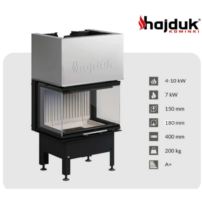 Kominek Hajduk Smart 3XTh 7kW