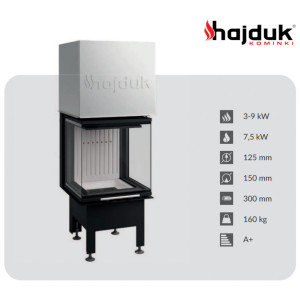 Kominek Hajduk Smart 3PLTh-S 7,5kW