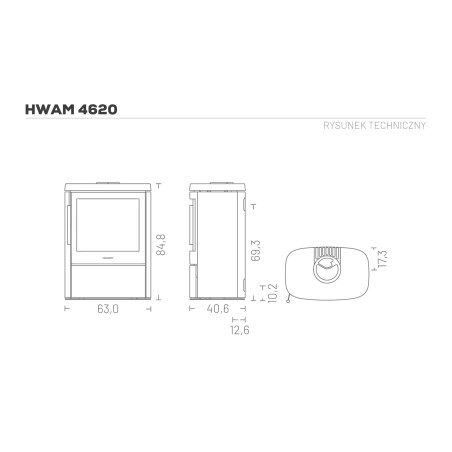 Piec wolnostojący Hwam 4620m – Autopilot