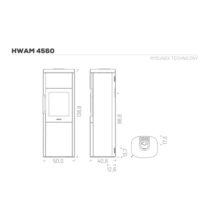 Piec wolnostojący Hwam 4560m – Autopilot