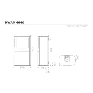 Piec wolnostojący Hwam 4640m – Autopilot