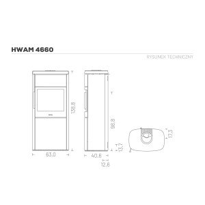 Piec wolnostojący Hwam 4660m – Autopilot