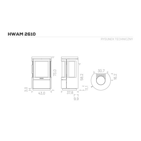 Piec wolnostojący Hwam 2610c – Autopilot