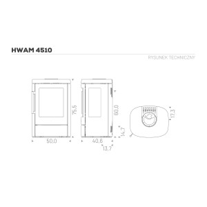 Piec wolnostojący Hwam 4510c – Autopilot