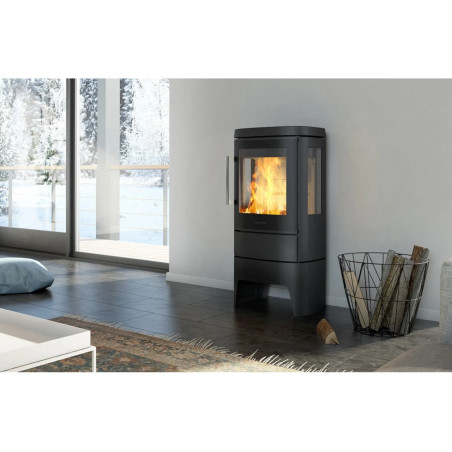 Piec wolnostojący Hwam 4510m – Autopilot z wysokim cokołem