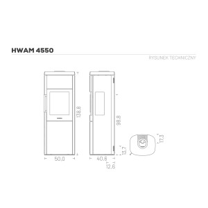 Piec wolnostojący Hwam 4550m – Autopilot