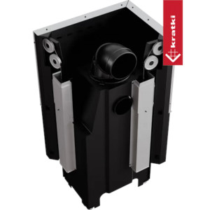 Kominek KRATKI VNL 610/430 9 kW Ø 200 Gilotyna