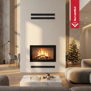 Kominek KRATKI ZIBI ECO 9,9 kW Ø 180 Gilotyna