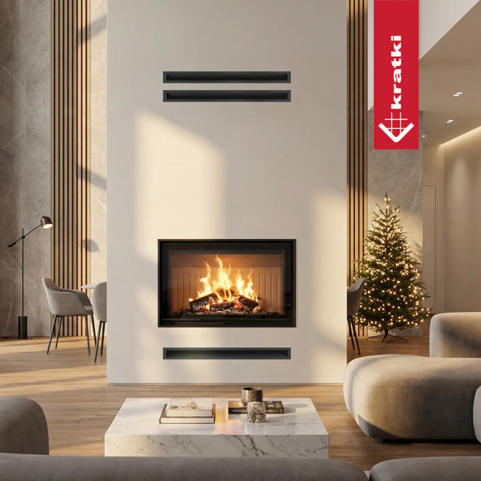 Kominek KRATKI ZIBI ECO 9,9 kW Ø 180 Gilotyna