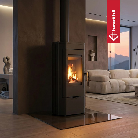 Piec żeliwny koza KRATKI K12 Ø 130 6 kW