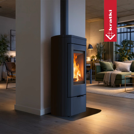 Piec żeliwny koza KRATKI K12 Ø 130 6 kW