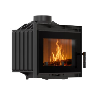 Wkład kominkowy żeliwny KRATKI NEL Ø 180 8 kW