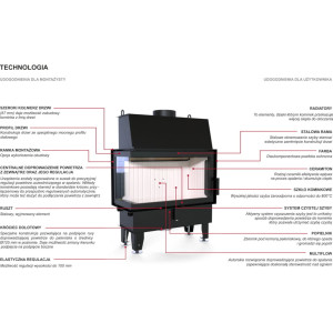 Kominek Defro Home Impuls SM BL 8 kW