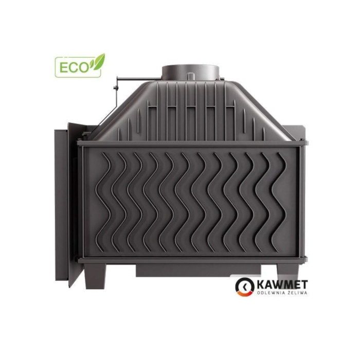 Kominek żeliwny KAWMET W16 PB Prawy 13,5 kW ECO
