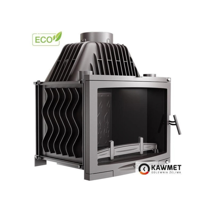 Kominek żeliwny KAWMET W17 Panorama 16,1 kW ECO