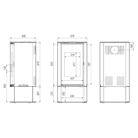 Defro Home Orbis Log 9 kW