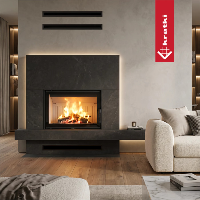 Kominek do akumulacji KRATKI NORRA 9,9 kW Ø 200