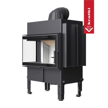 Kominek do akumulacji KRATKI NORRA Lewy 9,9 kW Ø 200